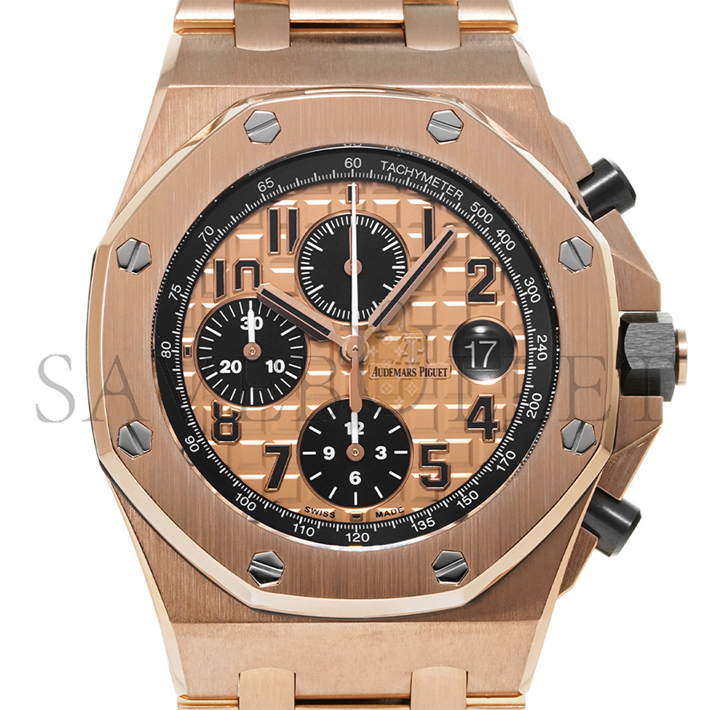 AUDEMARS PIGUET ROYAL OAK OFFSHORE ROSE GOLD WATCH 26470OR.OO.1000OR.01